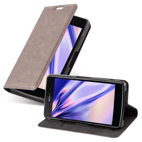 Cadorabo DE-115107 coque pour téléphone Marron pour Sony Xperia Z2 COMPACT
