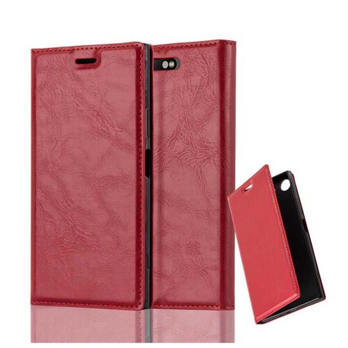 Cadorabo DE-115094 coque pour téléphone Rouge pour Sony Xperia XZ1