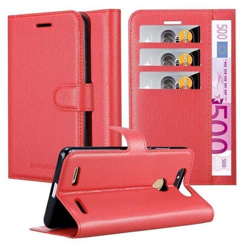 Cadorabo DE-115210 coque pour téléphone Rouge pour ZTE Blade V8 MINI