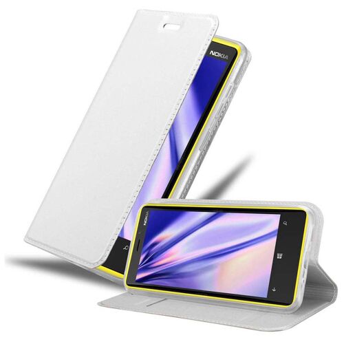 Cadorabo DE-115875 coque pour téléphone Argent pour Nokia Lumia 920