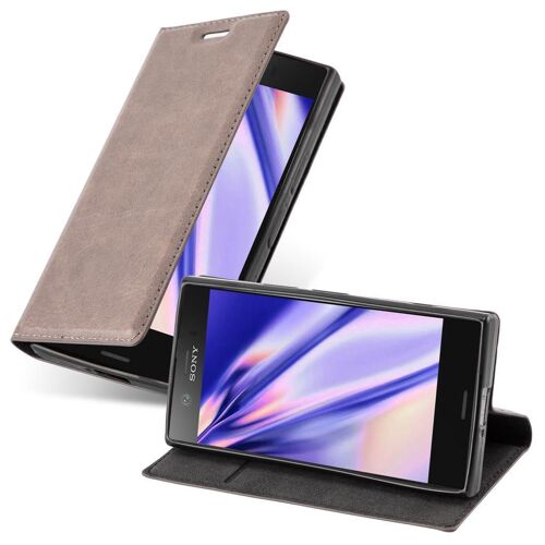 Cadorabo DE-108031 coque pour téléphone Marron pour Sony Xperia Z1 COMPACT
