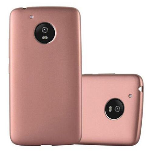 Cadorabo DE-111828 coque pour téléphone Rose pour Motorola MOTO G5