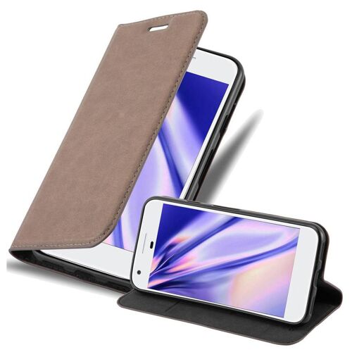 Cadorabo DE-111416 coque pour téléphone Marron pour Google PIXEL