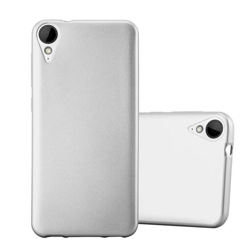 Cadorabo DE-116166 coque pour téléphone Argent pour HTC Desire 10 LIFESTYLE / Desire 825