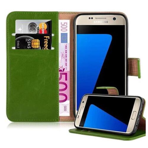 Cadorabo DE-106886 coque pour téléphone Vert pour Samsung Galaxy S7