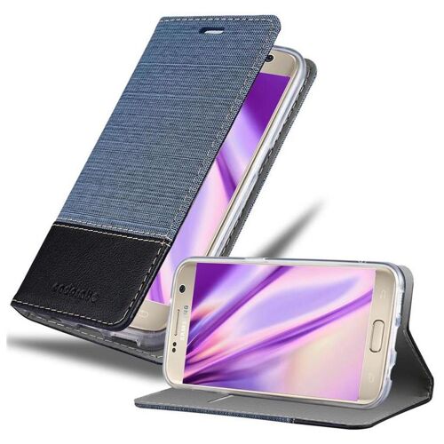 Cadorabo DE-107838 coque pour téléphone Bleu pour Samsung Galaxy S7
