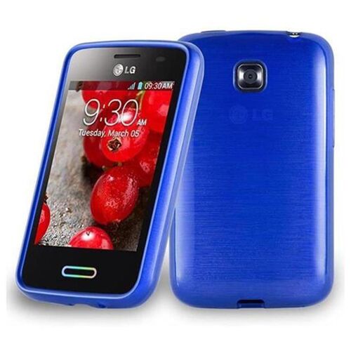 Cadorabo DE-104943 coque pour téléphone Bleu pour LG L3 II (2. SIM)