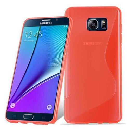 Cadorabo DE-105378 coque pour téléphone Rouge pour Samsung Galaxy NOTE 5