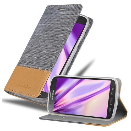 Cadorabo DE-112422 coque pour téléphone Gris pour Samsung Galaxy S4 ACTIVE