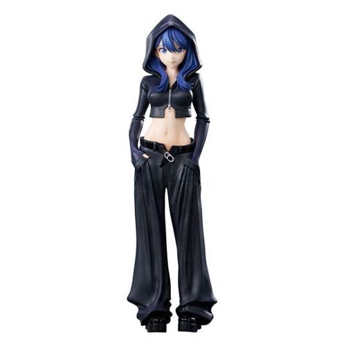Gridman Universe Statuette Pvc Zozo Black Collection Rikka Takarada 24 Cm