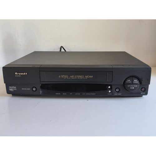 Magnétoscope VHS BRANDT VK 841PS 6 têtes PAL SECAM