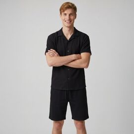 Ensemble Chemisette Short Gaufré Cordon Dove Homme Paname Brothers