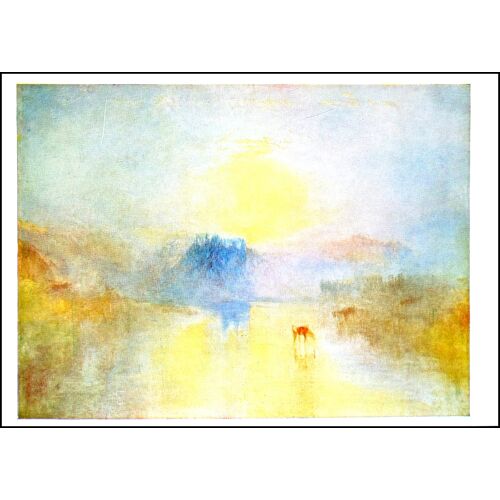 Turner Joseph Lot 4 Cartes Postales Tableaux Peinture