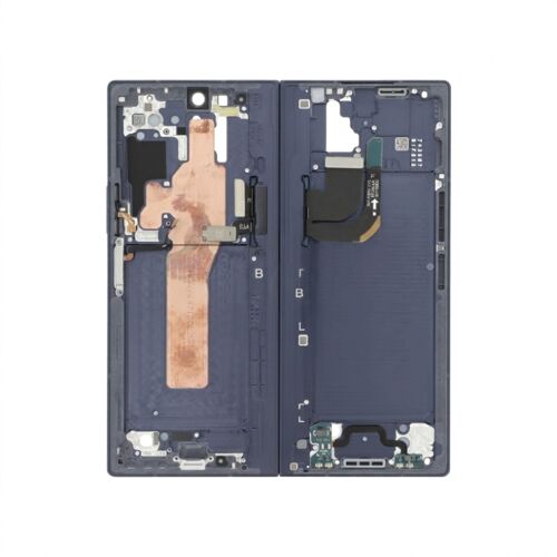 Châssis Central Original pour Galaxy Z Fold 6 Service Pack Samsung Bleu nuit