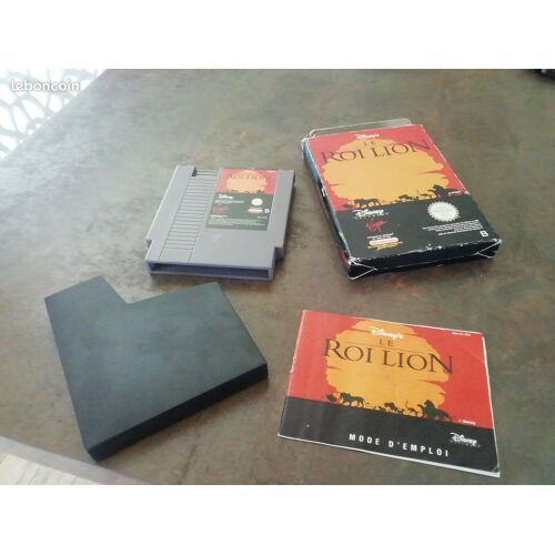 Jeu le roi lion nintendo nes fr complet