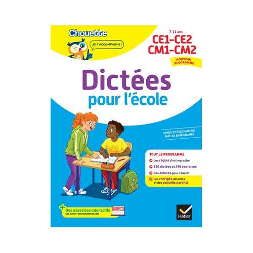 Chouette - Dictées Pour L'école Ce1/Ce2/Cm1/Cm2