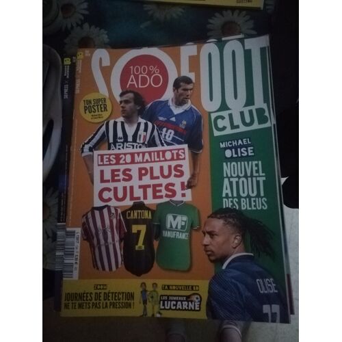So Foot Club 124 De 2026 20 Maillots Cultes,Olise,Standard De Liege,Gerrard