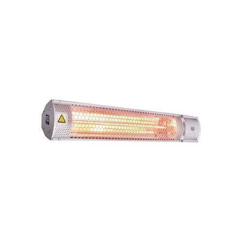 Chauffage Infrarouge Mural Shx 2000w Électrique, Radiateur Halogène Extérieur Ip55 Avec Télécommande, 2 Niveaux De Puissance