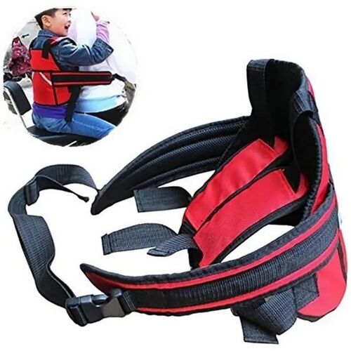 Harnais Moto Enfant Pour Sangle De Sécurité Duo Aucune Ajustable 2 À 12 Ans Jusqu¿À 45 Kg Oxford Imperméable Coupe-Vent Maille