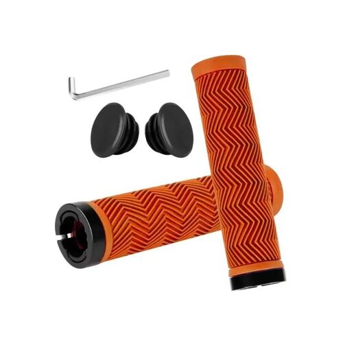 Poignées Vélo Barres Raccords Barres 22 Mm Antidérapantes Mtb Avec Verrouillage, Caoutchouc Tpr Gel Pu Nid D¿Abeille, Longueur
