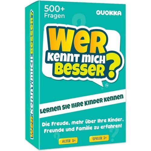 Jeu De Cartes Quiz Familial Jeu De Société Qui Me Connaît Le Mieux ? 500 Cartes Allemand Dès 5 Ans Pour 2 Joueurs + Questions