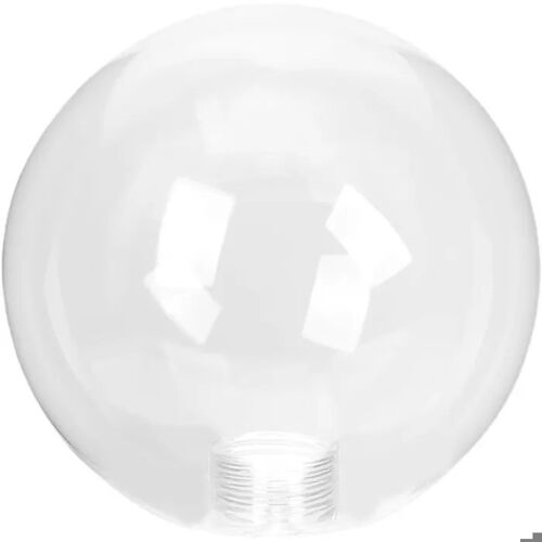 Abat-Jour En Verre Boule Transparent Lot De 3 Pièces Pour Lampe Diamètre 120 Mm Ouverture 20 Mm Verre Soufflé Finition Manuelle