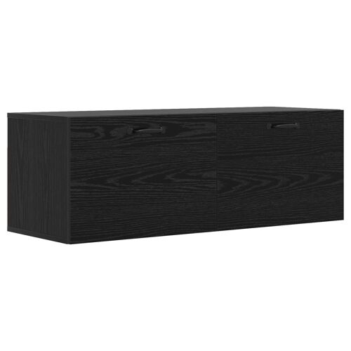vidaXL Meuble mural Chêne noir 100 x 36,5 x 35 cm Bois d'ingénierie