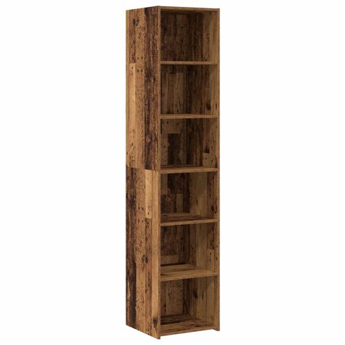 vidaXL Buffet Bois ancien 40 x 41 x 185 cm Bois d'ingénierie