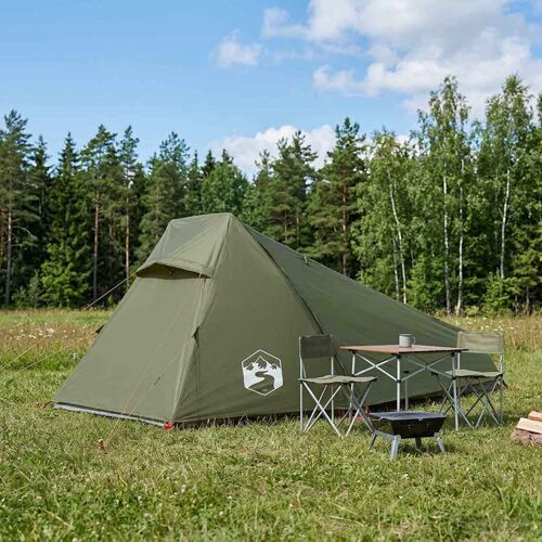 Vidaxl Tente Tunnel Vert Olive 215 X 100 X 90 Cm Polyester Et Acier