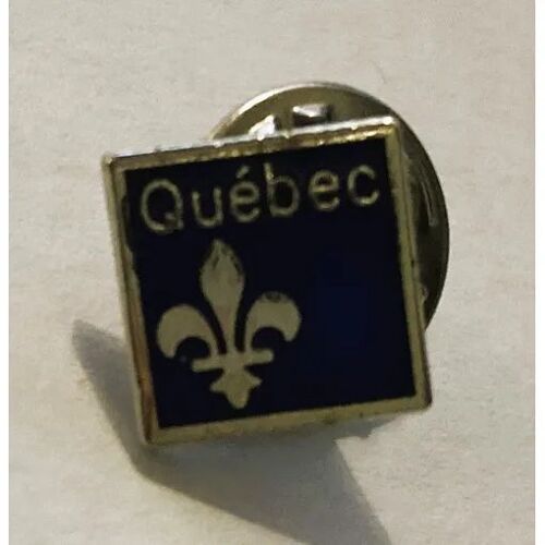 Pins Quebec Fleur De Lys / Argenté
