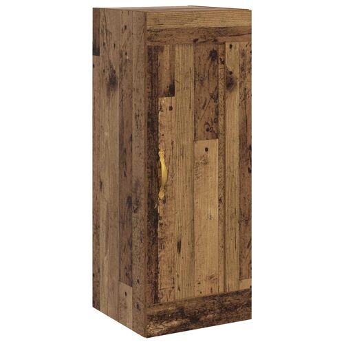 vidaXL Meuble mural Bois ancien 34,5 x 34 x 90 cm Bois d'ingénierie