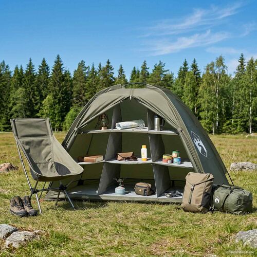 Vidaxl Tente De Stockage Avec Toit Vert Olive 120 X 50 X 70 Cm