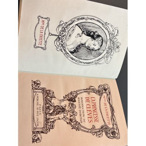La Princesse Des Clèves Madame De Lafayette 1912  Livre Ancien