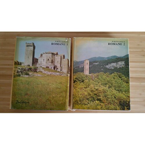 Jean Maurice Rouquette. Provence Romane T1 La Provence Rhodanienne T2 La Haute Provence. Complet En 2 Volumes - 2ème Édition Zodiaque 1980 Et 1981