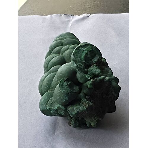 Minéral Brut : Stalactite De Malachite Vert Velours-Congo -6,4 Cm
