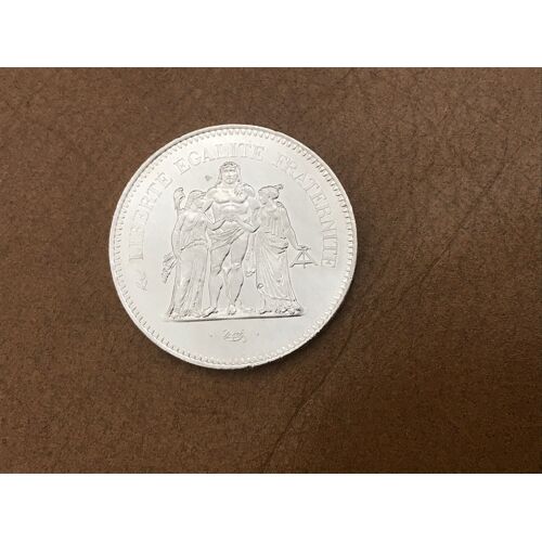Pièce De 50 Francs En Argent De 1975 En Très Bon État