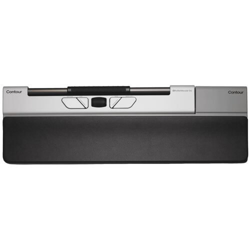 Contour RollerMouse Go - Souris centrée - ergonomique - surface antibactérienne, haute résistance aux désinfectants - avec RollerMouse Go Dock