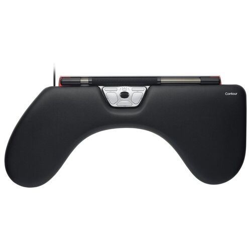 Contour RollerMouse Red Max - Souris centrée - ergonomique - filaire - USB - rouge - avec ArmSupport