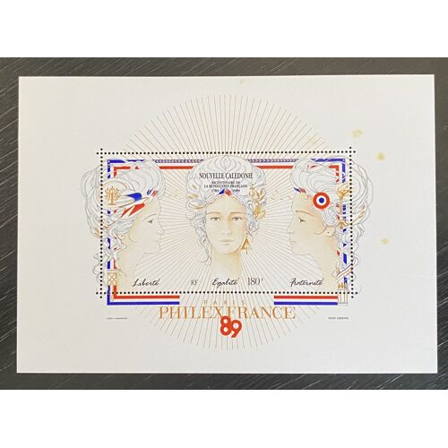 Bloc Feuillet N° 9 Nouvelle Calédonie 1989