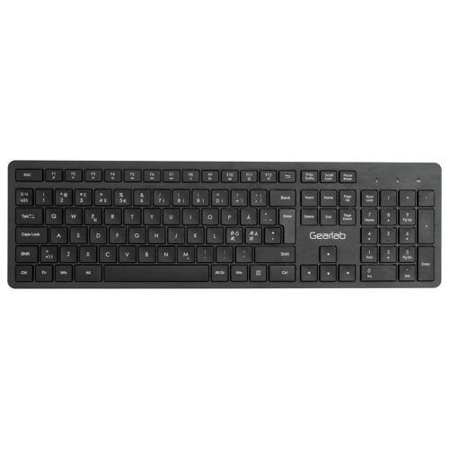 eSTUFF GLB212102 clavier Bureau USB QWERTY Nordique Noir
