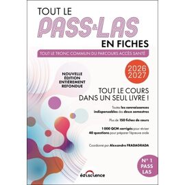 Tout Le Pass & Las En Fiches - Out Le Tronc Commun Du Parcours Accès Santé