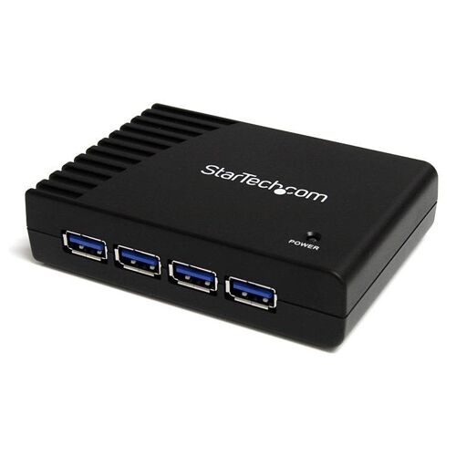 StarTech.com ST4300USB3GB hub & concentrateur USB 2.0 Type-B 5000 Mbit/s Noir