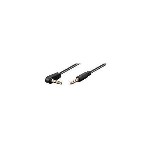 Microconnect AUDLL1A câble audio 1 m 3,5mm Noir