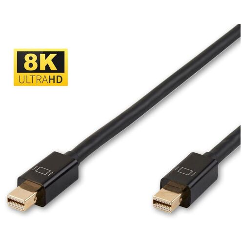 Microconnect MDPMDP1BV1.4 câble DisplayPort 1 m Mini DisplayPort Noir