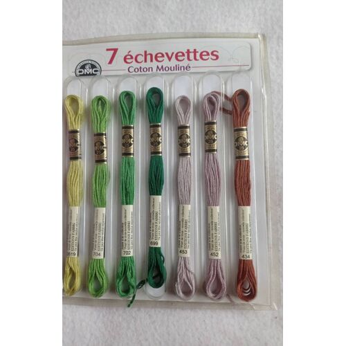 Lot De 7 Échevettes Dmc