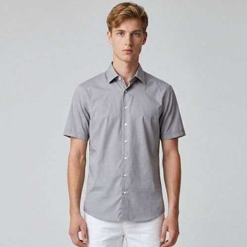 Chemise Mc Rose Unie Regular Bill302mc Homme Bill Tornade