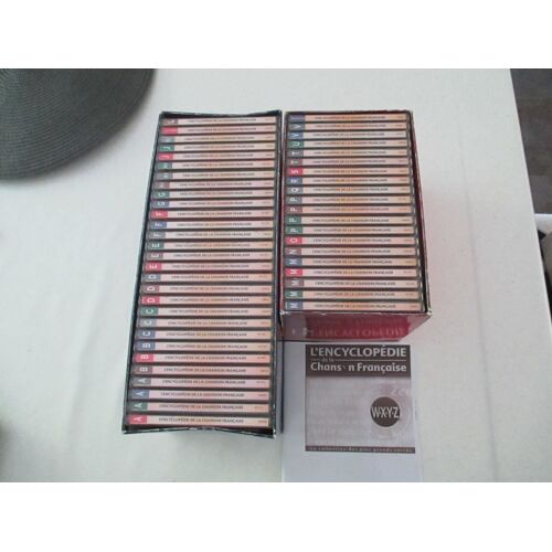 Coffret Cds 50 Disques .Encyclopedie De La Chanson Française.Universal.