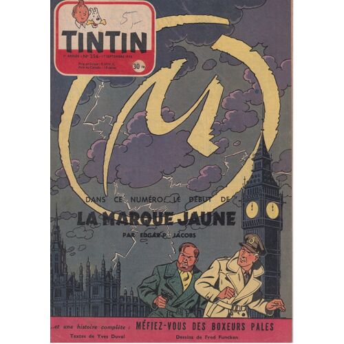 Tintin No 256 Du 17 Septembre 1953
