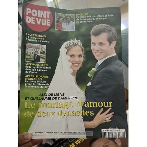 Point De Vue N°3544 - Le Mariage D’Amour De Deux Dynasties 