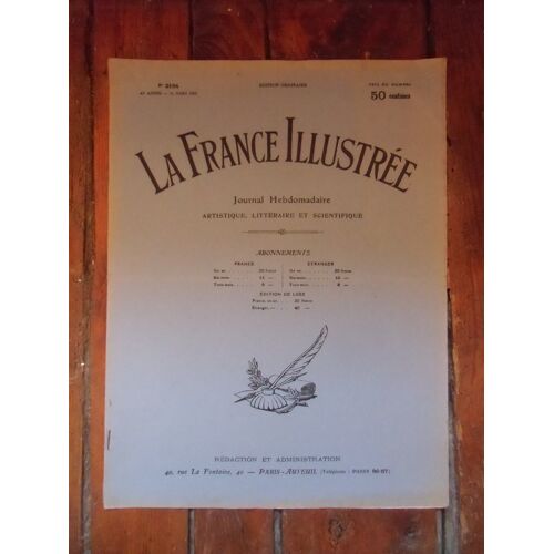 La France Illustrée - 11 Mars 1916 - N°2154